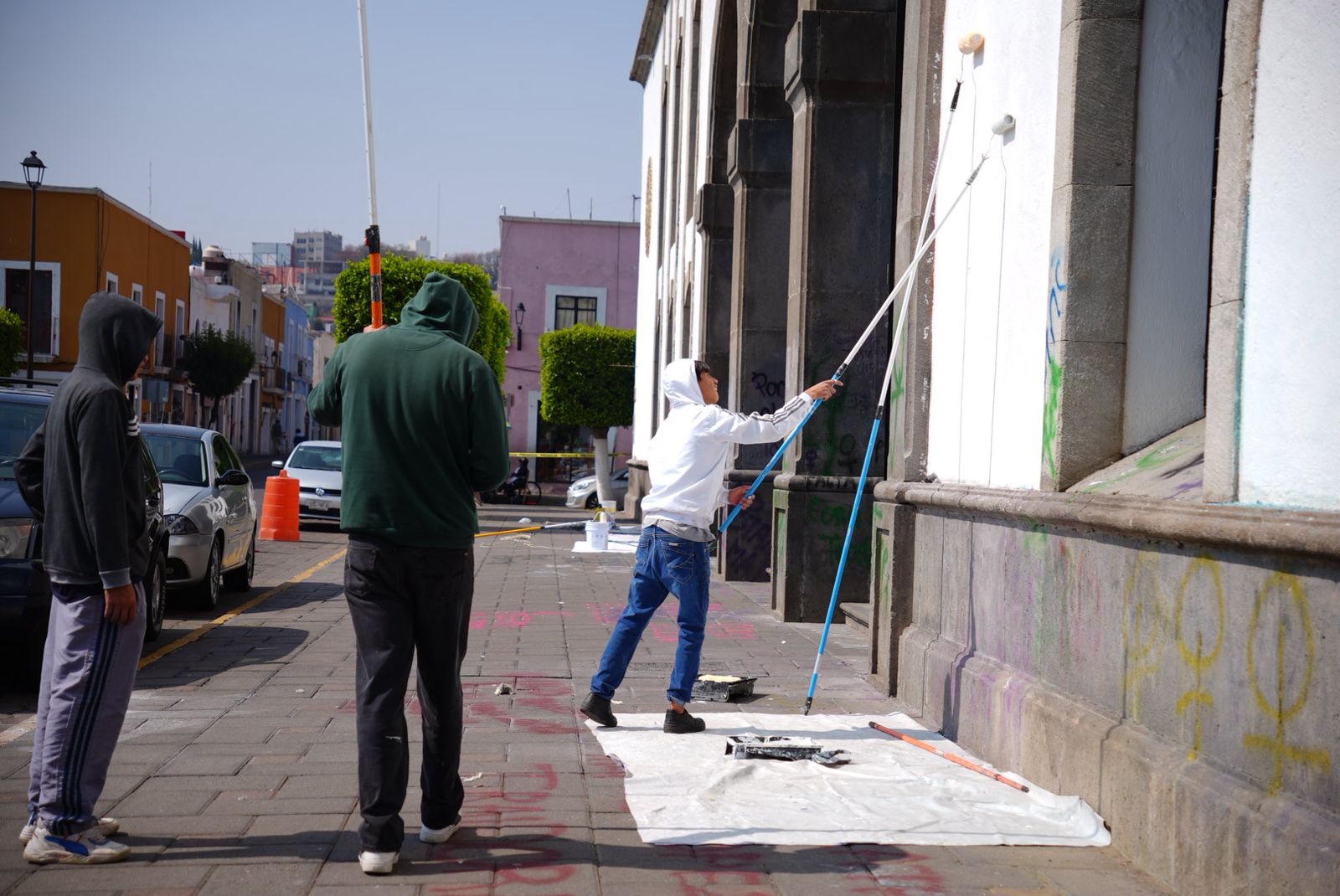 Evalúa Congreso afectaciones a su infraestructura tras manifestaciones por el 8M